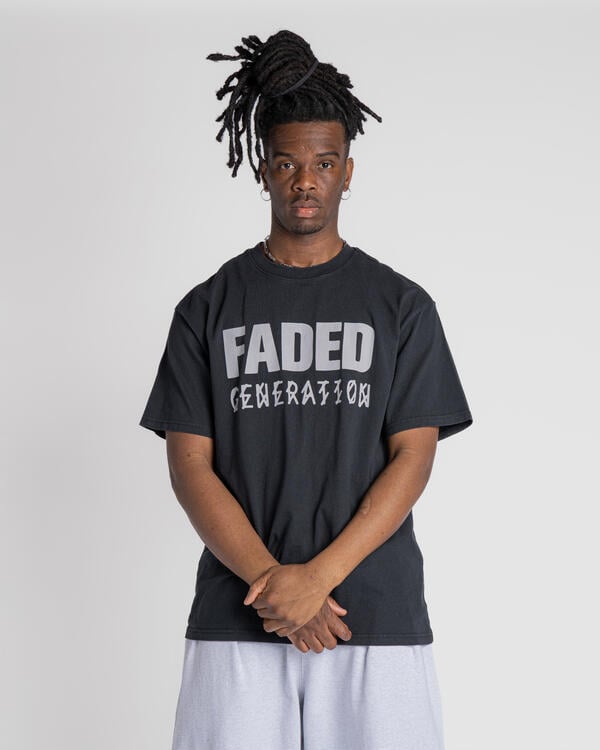 44 Label Group FADED GEN TEE | B0030556-FA582-P606 | AFEW STORE